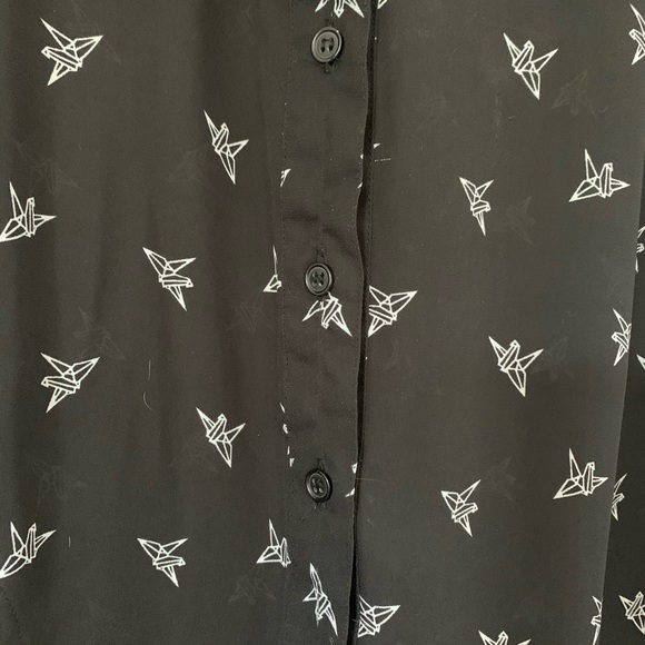 Crane Print Tunic - Picture 4 of 6